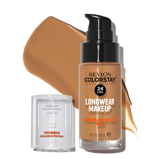 Revlon ColorStay para piel mixta/grasa 375 CARAMELO - Makeup Cuernavaca