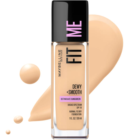 Fit Me® Dewy + Smooth Foundation Makeup - Tono 118 Maybelline