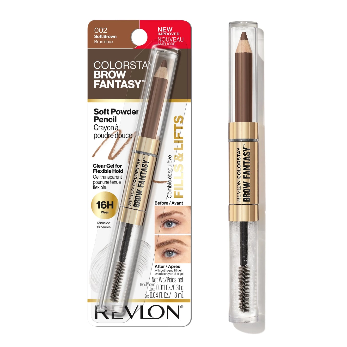 Revlon ColorStay Brow Fantasy Tono: Soft Brown - Makeup Cuernavaca